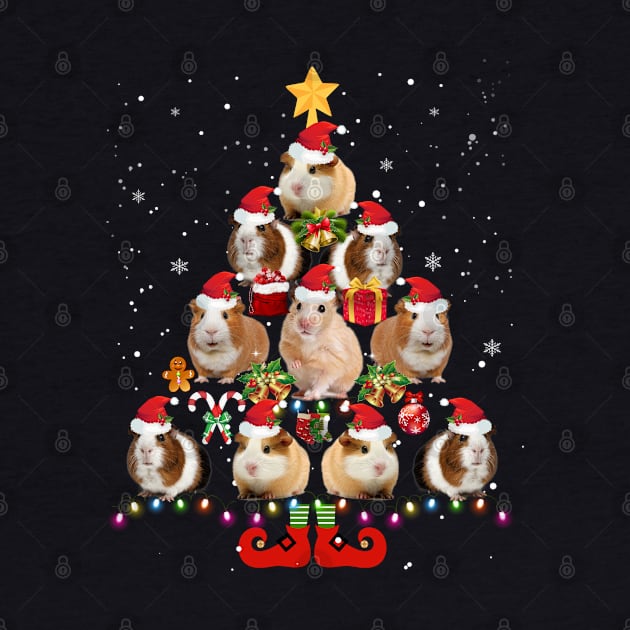 Funny Guinea Pig Christmas Tree Ornament Decor Gift Cute by Oscar N Sims